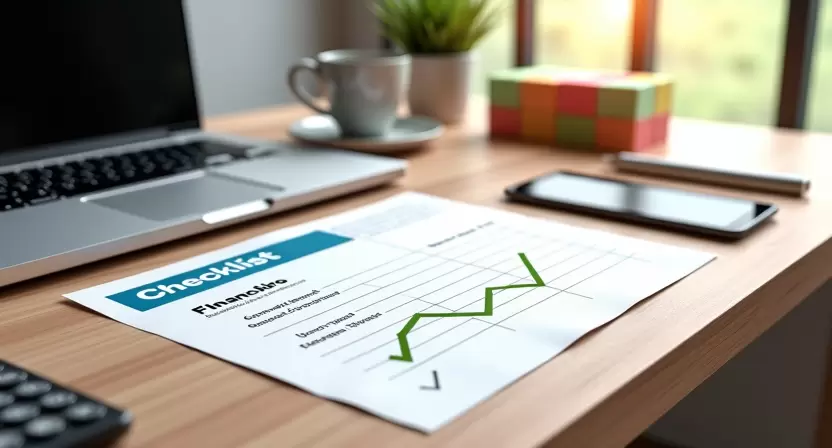 Checklist financeiro mensal para não sair no prejuízo